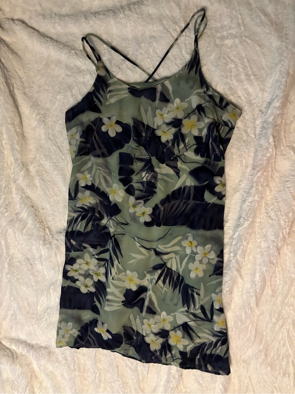 Vintage Y2K Gabrielle Babydoll Dress NWT Size 16 Spaghetti Straps Summer